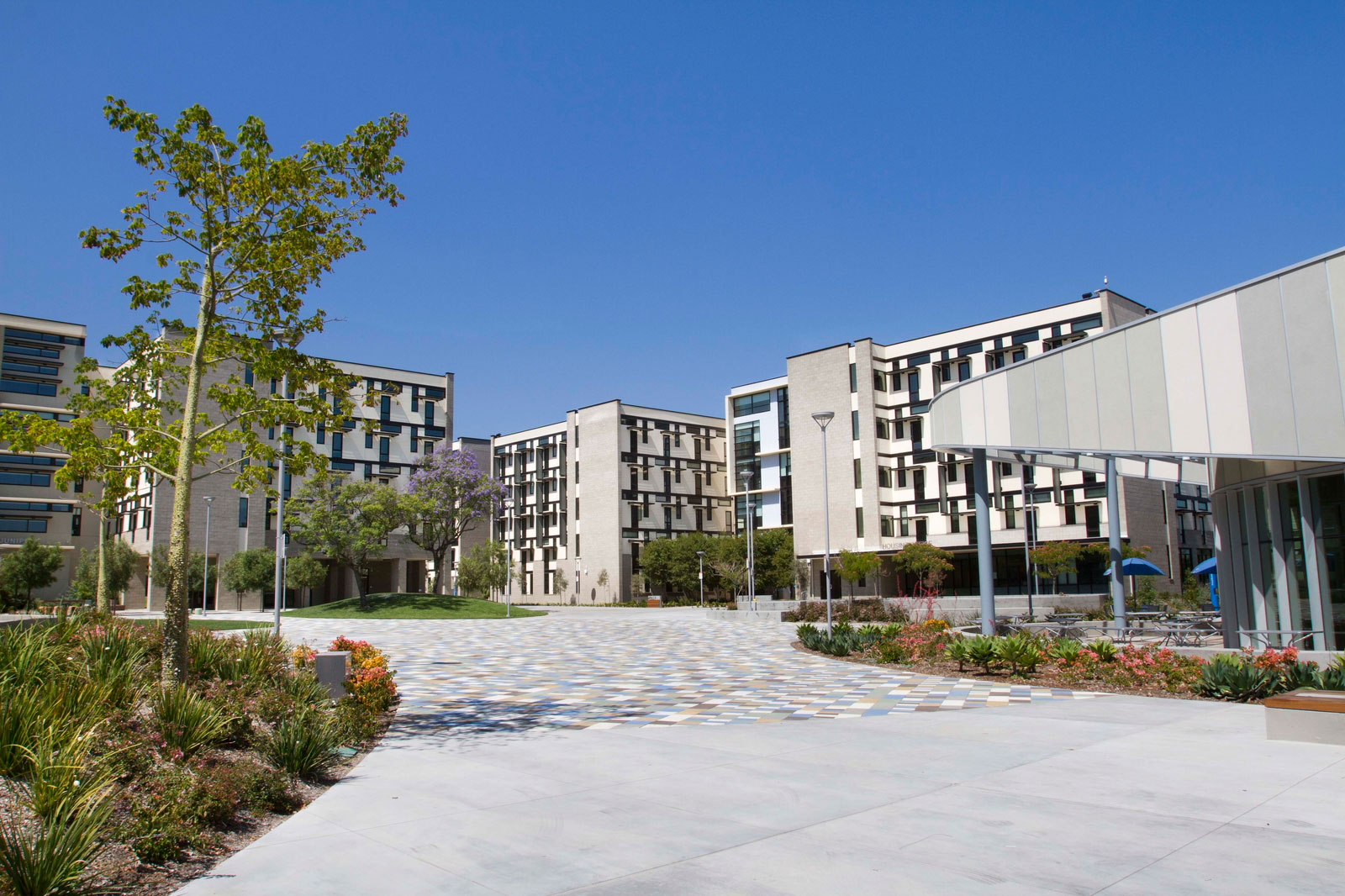 CSUF Housing during the day