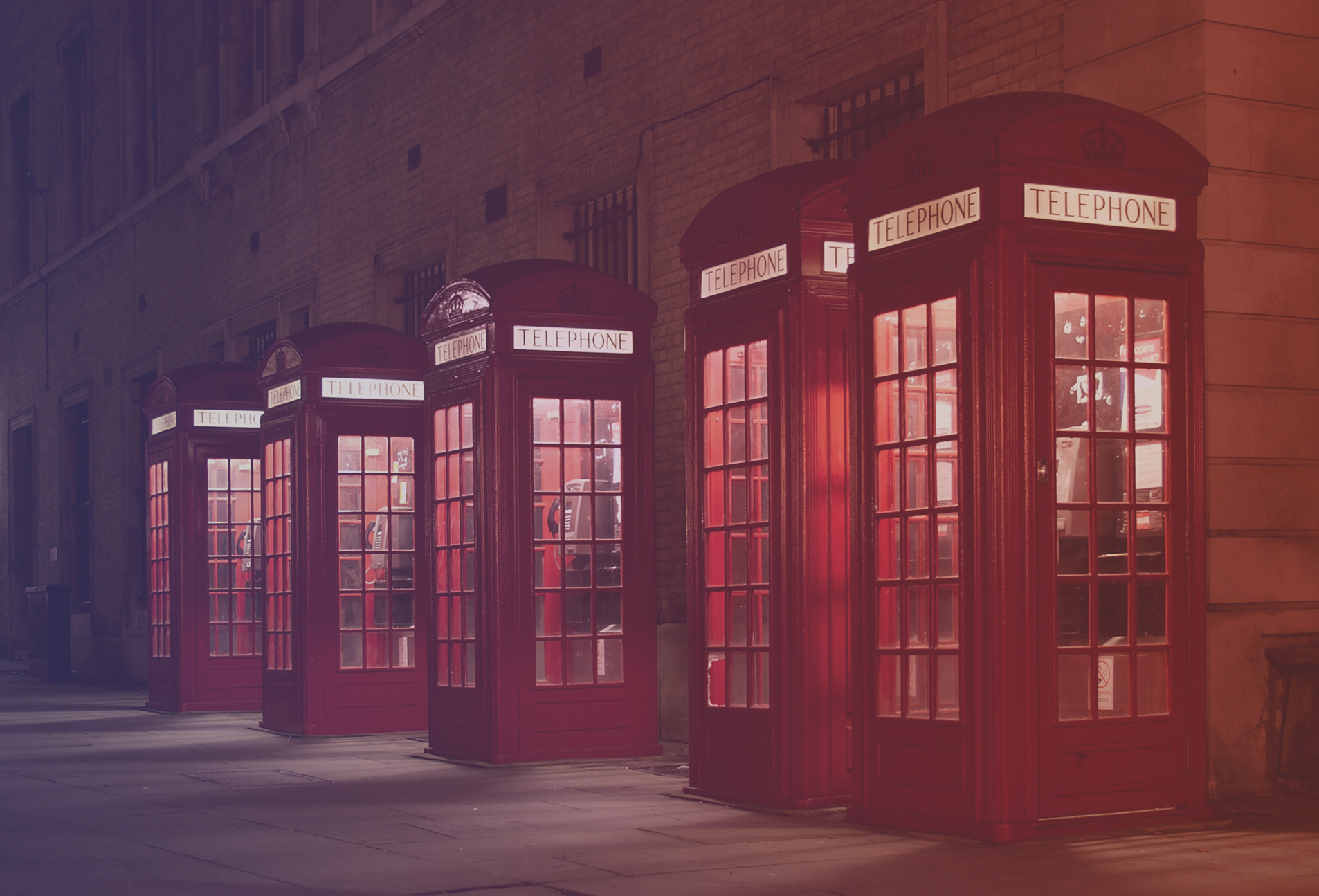 London phone booths