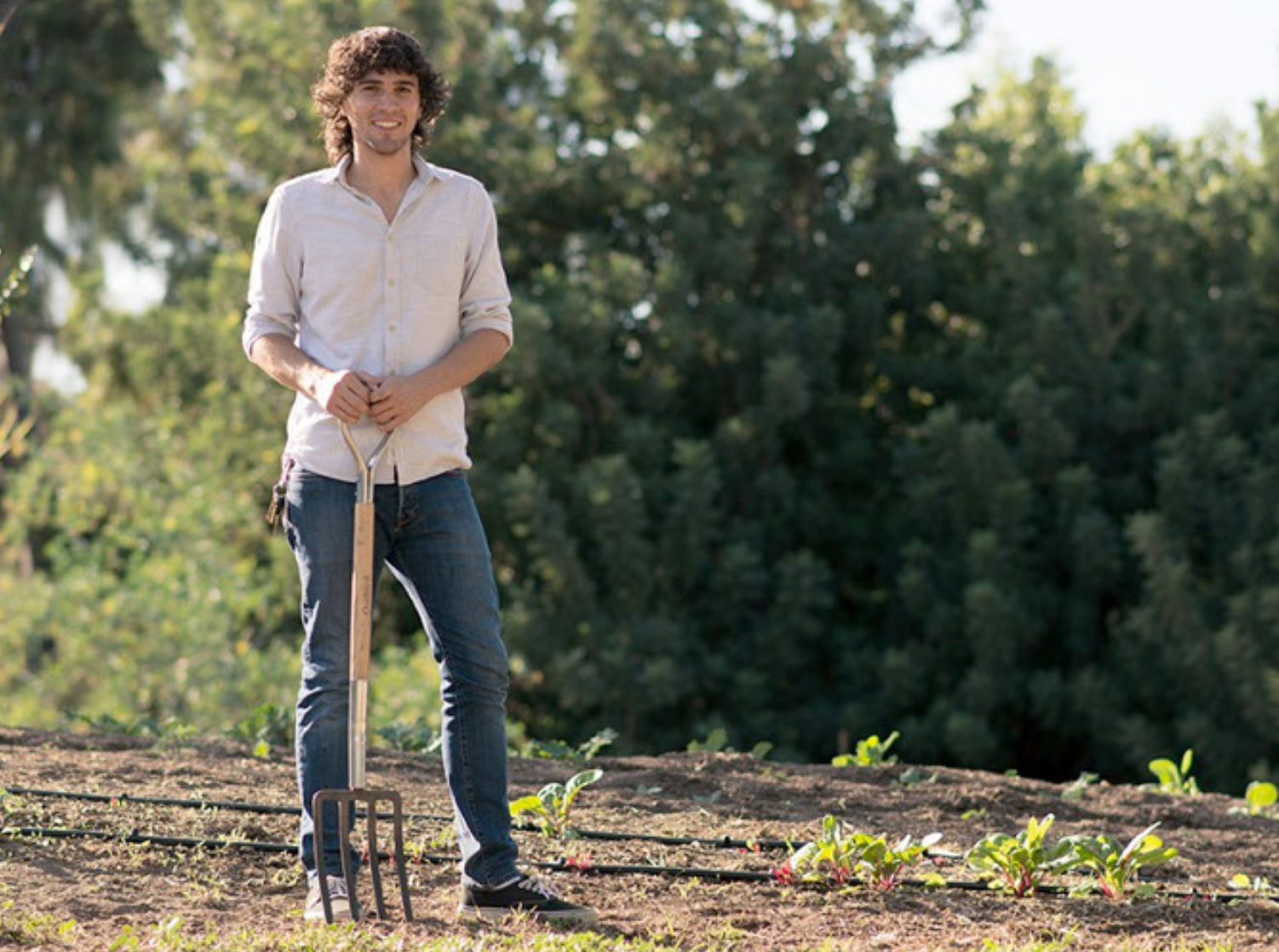 Shensky on the CSUF Arboretum U-ACRE Farm.