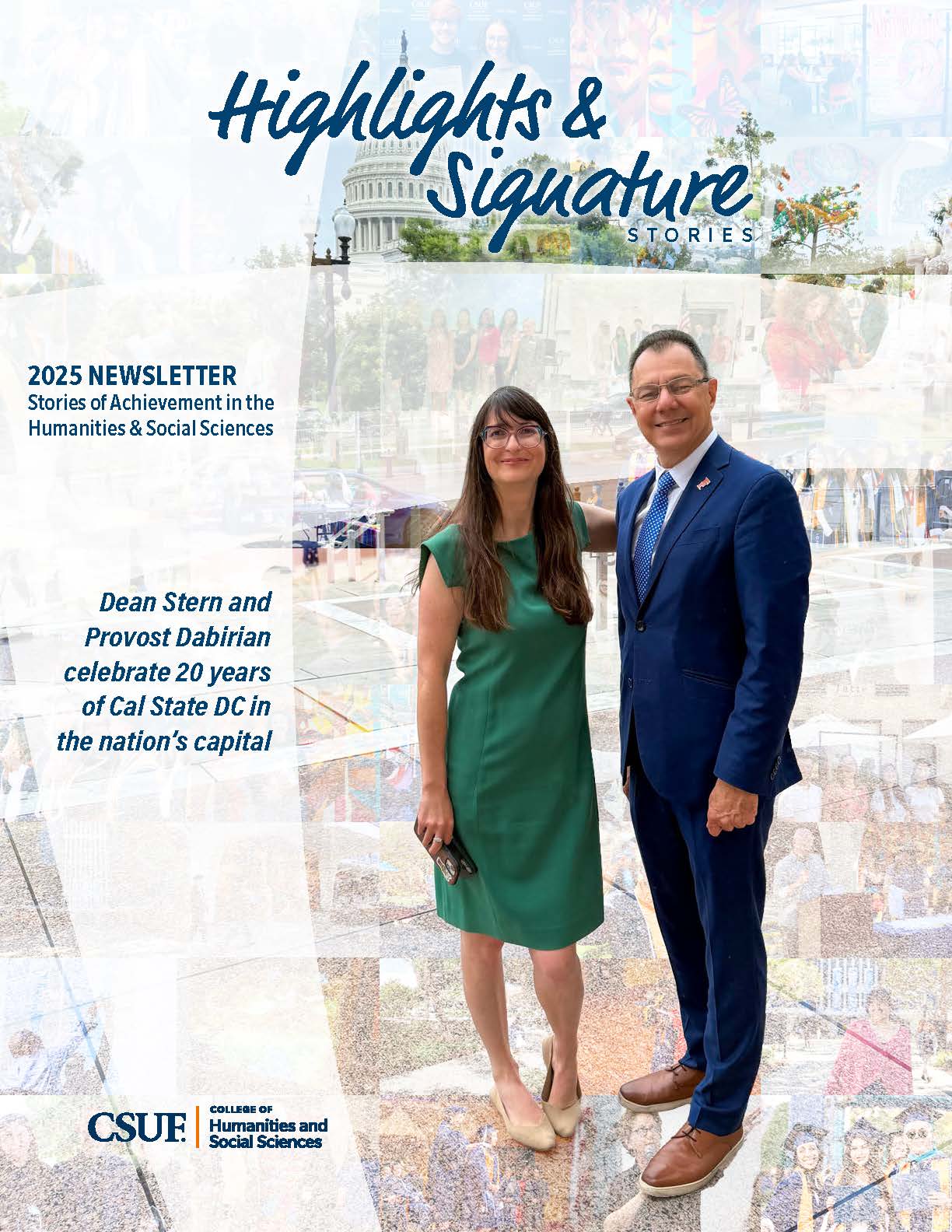 Dean Stern and Provost Dabirian