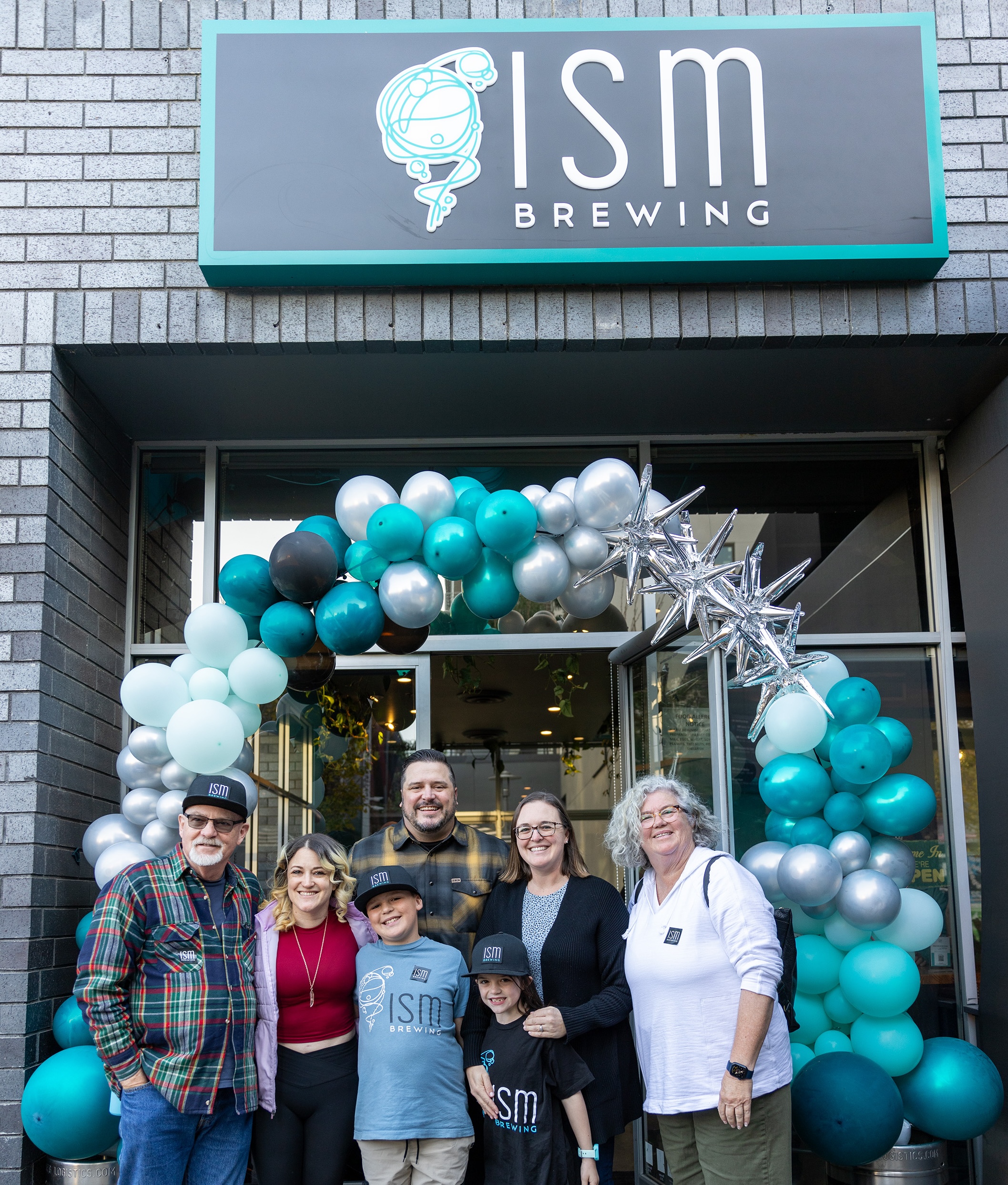 Ian and family at ISM opening
