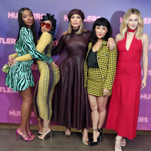 Keke Palmer, Cardi B, Jennifer Lopez, Constance Wu and Lili Reinhart pose.