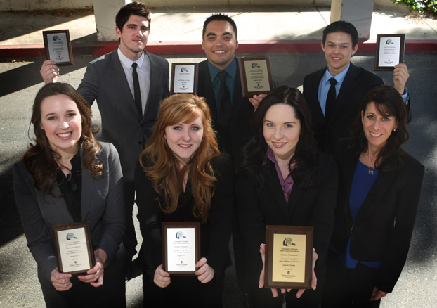 students at moot court competition